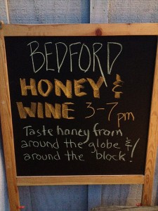 Bedford Winery Honey Tasting